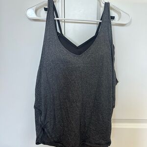 Women's Gray lululemon tank with bra included
